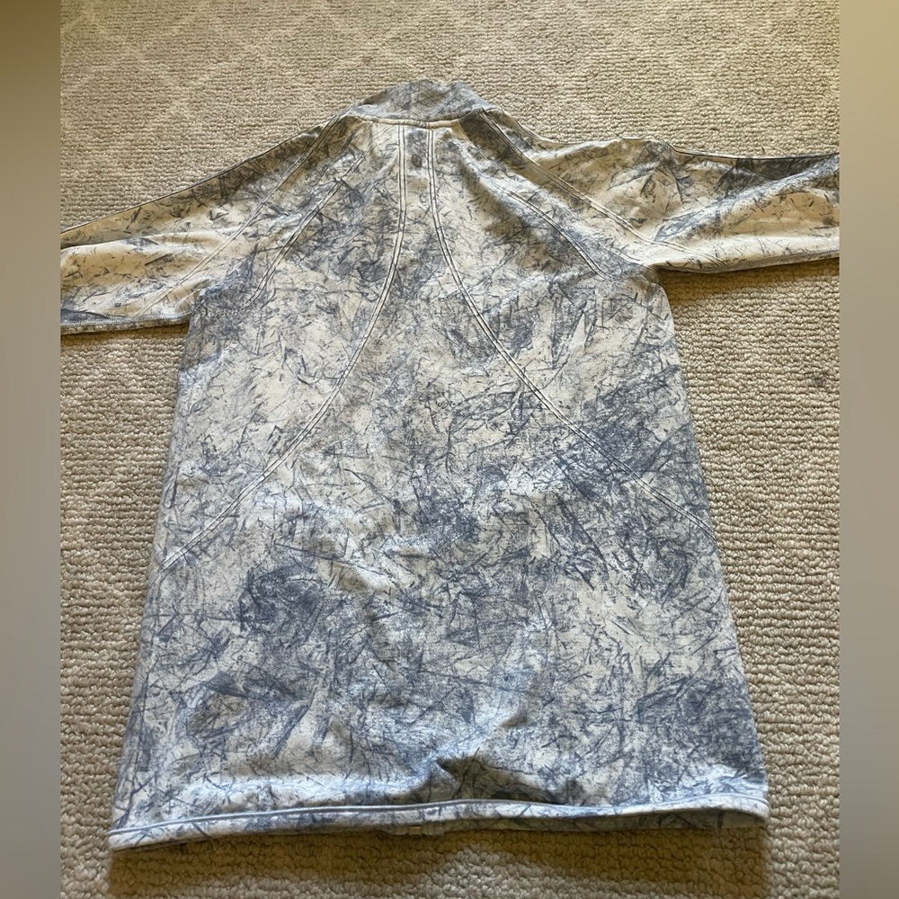 Lululemon Ebb to Train Jacket white wash Luna size 8 - Picture 6 of 6